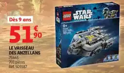 Auchan LEGO STAR WARS LE VAISSEAU DES ANZELLANS offre