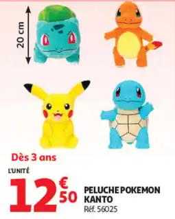 Auchan PELUCHE POKEMON KANTO offre