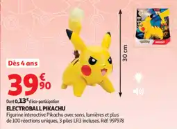 Auchan Electroball Pikachu offre