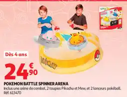 Auchan POKEMON BATTLE SPINNER ARENA offre