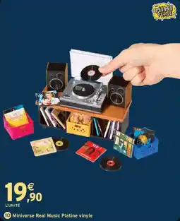 Intermarché Miniverse Real Music Platine vinyle offre