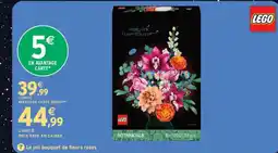 Intermarché LEGO Pretty Pink Flower Bouquet offre