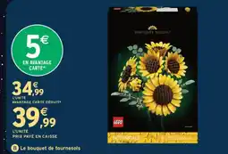 Intermarché LEGO Le bouquet de tournesols offre