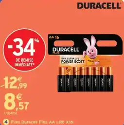 Intermarché Duracell Piles AA offre