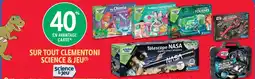 Intermarché Sur tout clementoni science & jeu offre