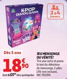 Auchan K-POP DEMON HUNTERS offre