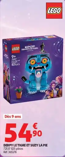 Auchan LEGO DERPY LE TIGRE ET SUZY LA PIE offre