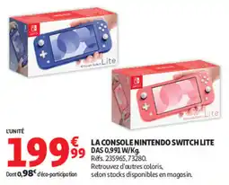 Auchan Nintendo Switch Lite offre