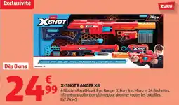Auchan ZURU X-SHOT RANGER X8 offre