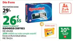 Auchan Rummikub Chiffres offre