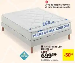 Conforama Matelas Papa Cool offre
