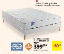 Conforama Matelas Maman cool offre