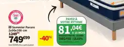 Conforama Sommier parure offre