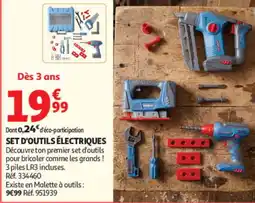 Auchan Set d'outils électriques offre