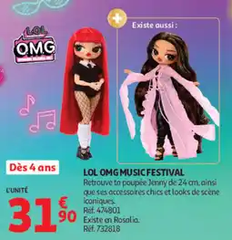 Auchan LOL OMG MUSIC FESTIVAL offre