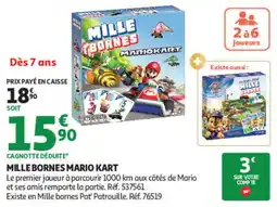 Auchan Mille Bornes Mario Kart offre