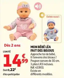 Auchan MON BÉBÉ LÉA offre