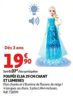 Auchan Elsa Poupée offre