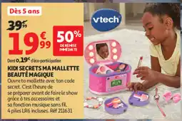 Auchan Vtech Kidi Secrets Ma Mallette Beauté Magique offre