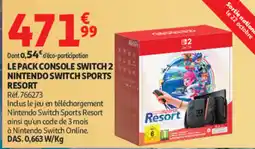 Auchan Nintendo Switch 2 Nintendo Switch Sports Resort offre