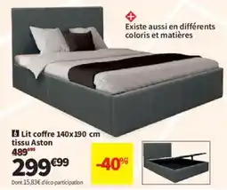 Conforama Aston Lit coffre offre