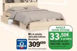 Conforama Lit adulte offre