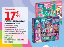 Auchan iDEA PenCreator Studio K-POP DEMON HUNTERS offre