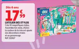 Auchan IDEA! Clementoni L'ATELIER DES STYLOS offre