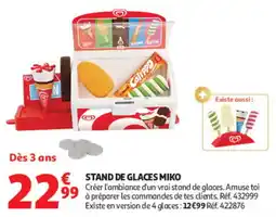 Auchan MIKO STAND DE GLACES offre