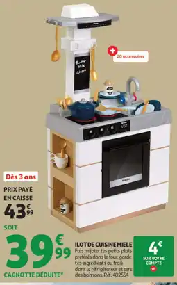 Auchan MIELE ILOT DE CUISINE offre