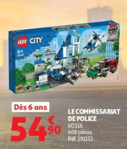 Auchan LEGO CITY LE COMMISSARIAT DE POLICE offre