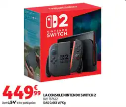 Auchan Nintendo Switch 2 offre