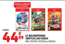 Auchan Nintendo Switch 2 offre
