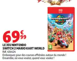 Auchan Nintendo Mario Kart World offre