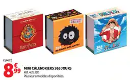 Auchan MINI CALENDRIERS 365 JOURS offre
