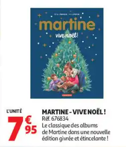 Auchan martine VIVE NOËL! offre