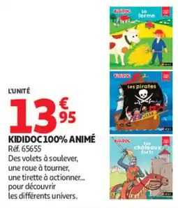 Auchan KIDIDOC 100% ANIMÉ offre