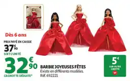 Auchan BARBIE JOYEUSES FÊTES offre