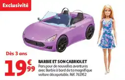 Auchan BARBIE ET SON CABRIOLET offre