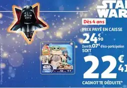 Auchan STAR WARS Baby Yoda offre