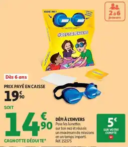 Auchan Défi à l'envers offre