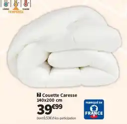Conforama Couette Caresse offre