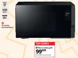 Conforama TOP CONFO Micro-ondes grill offre