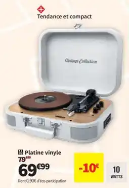 Conforama Vintage Collection Platine vinyle offre