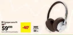 Conforama Casque sans fil offre
