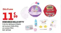 Auchan MINIVERSE HELLO KITTY offre