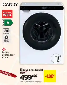 Conforama CANDY Lave-linge frontal offre
