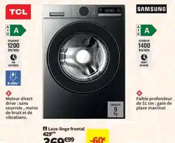 Conforama TCL Lave-linge frontal offre