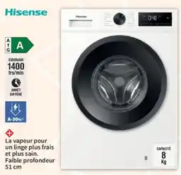 Conforama Hisense lave-linge offre