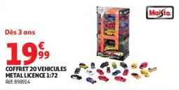 Auchan Maisto COFFRET 20 VEHICULES offre